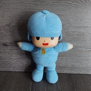 Bandai Pocoyo Plush Doll Hard Plastic Head